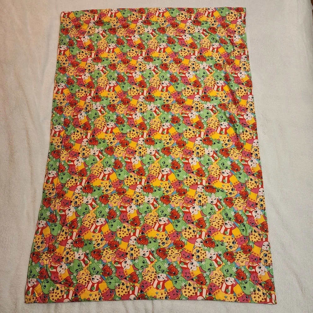 Hand Made Sewn SHOPKINS Crib Blanket Nursery‎ Play Mat Jersey Knit Super Soft